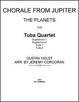 Chorale from Jupiter for Tuba Quartet P.O.D. cover